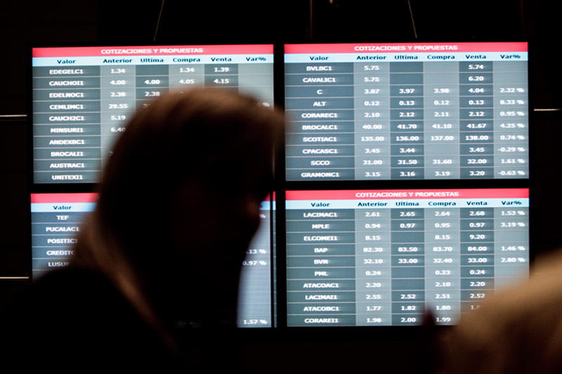 Peru shares lower at close of trade; S&P Lima General down 0.74%